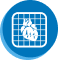 Chest x-ray and ventilation perfusion scan (VQ scan) icon