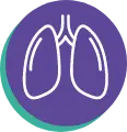 Pulmonary function test (PFT) icon